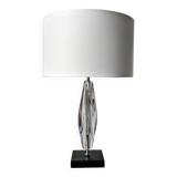Daum modernist crystal lamp