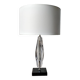 Lampe moderniste cristal Daum