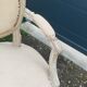 Antique armchair in Louis XVI style from the late 19th century.