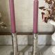 pair of Victorian style silver-plated candlesticks