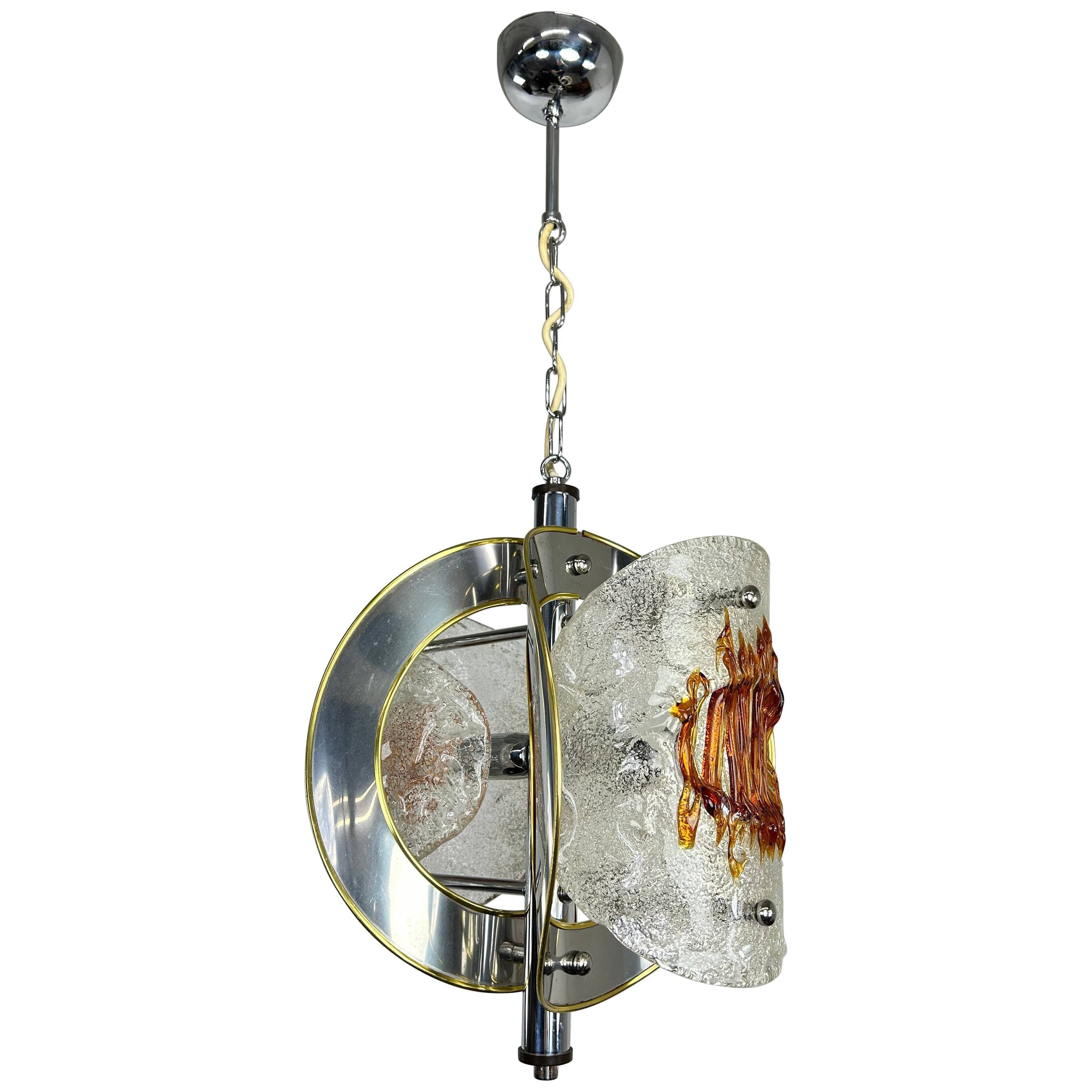 Modern mid-century pendant lamp by Toni Zuccheri for VeArt