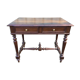 Vintage oak desk table with 2 drawers