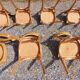 11 chaises bistrot vintage style Baumann