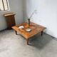 1940 marquetry oak coffee table