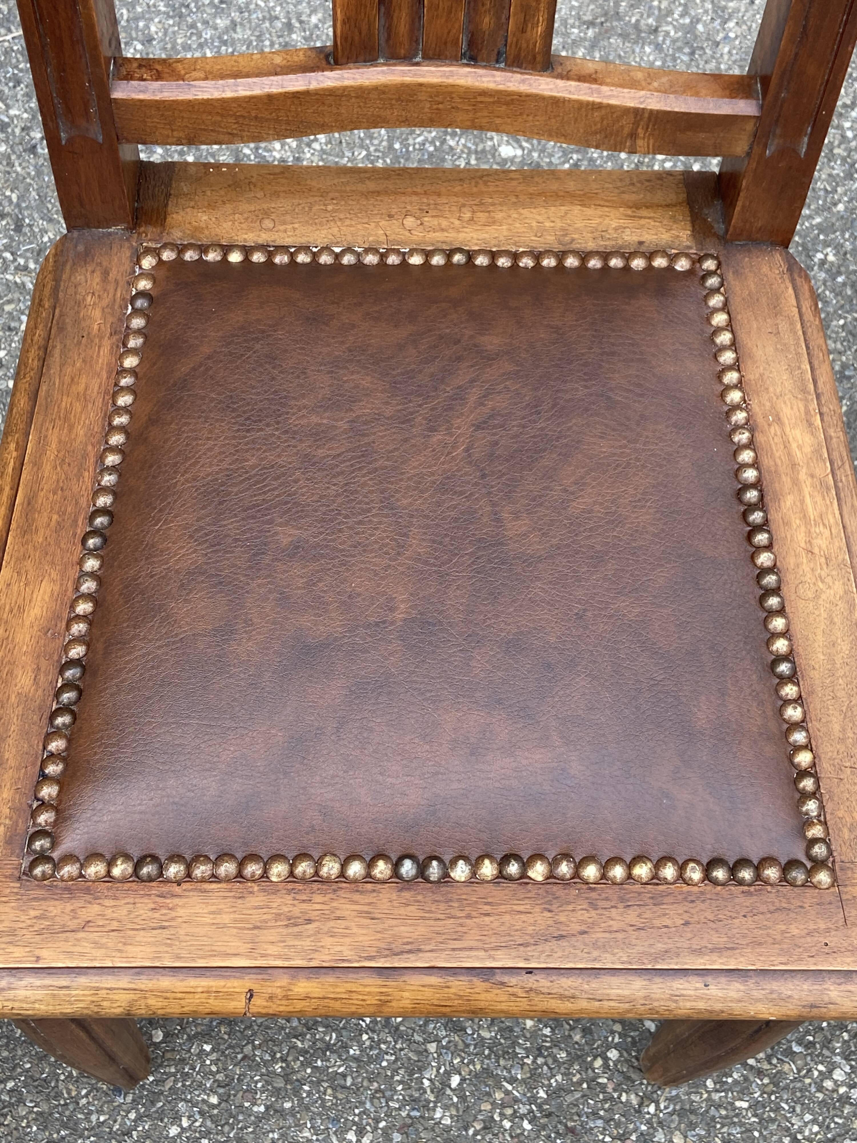 4 Art Deco dining chairs