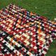 Vintage Turkish rug handmade 190x438 cm