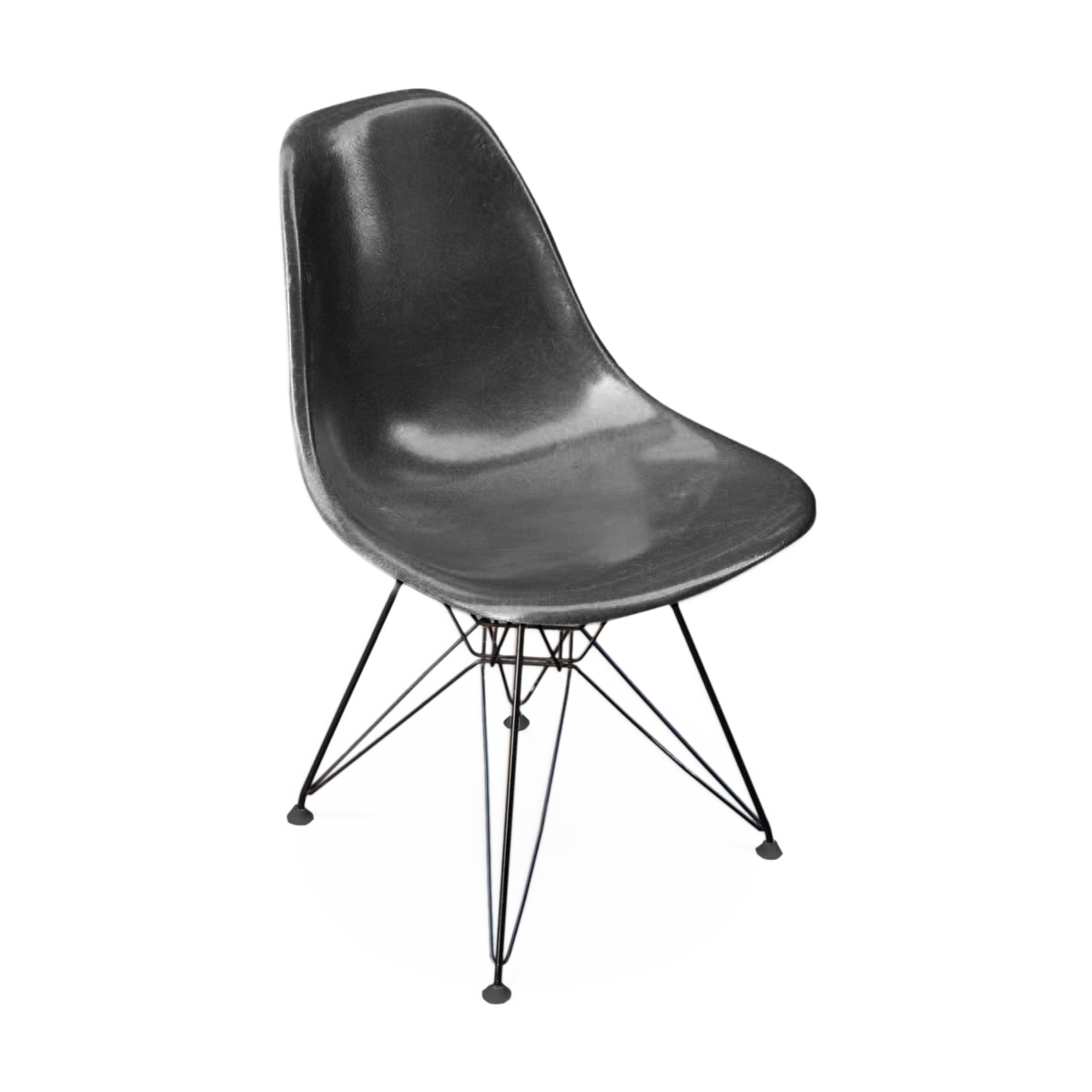 Chair of Charles & Ray Eames Herman Miller foot Eiffel 1960 edition DSR