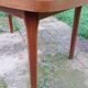 Oval dining table + extension in vintage Scandinavian style
