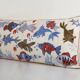 Vintage embroidered cushion cover 46x89 cm