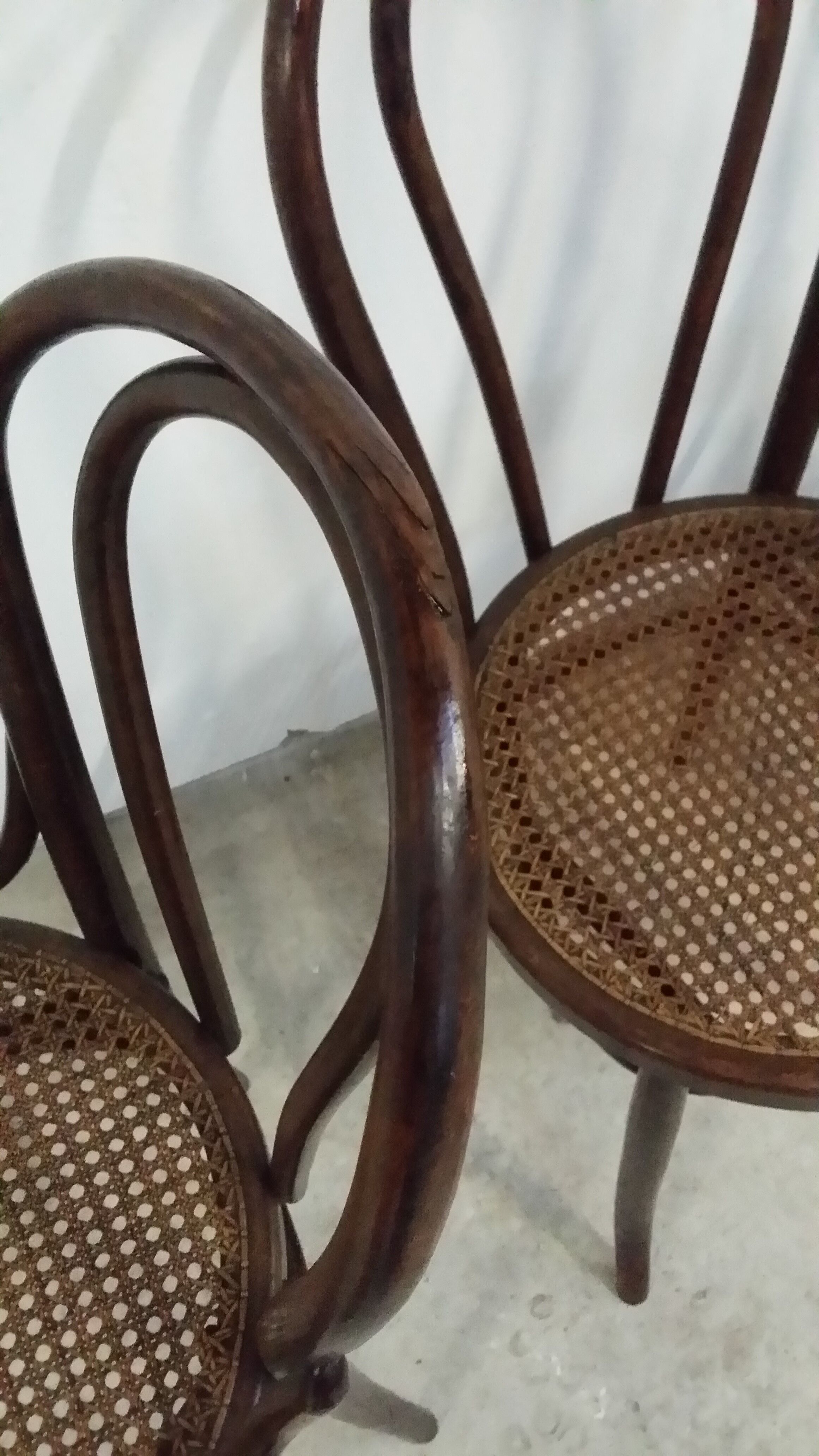 Lot de 4 chaises bistrot thonet