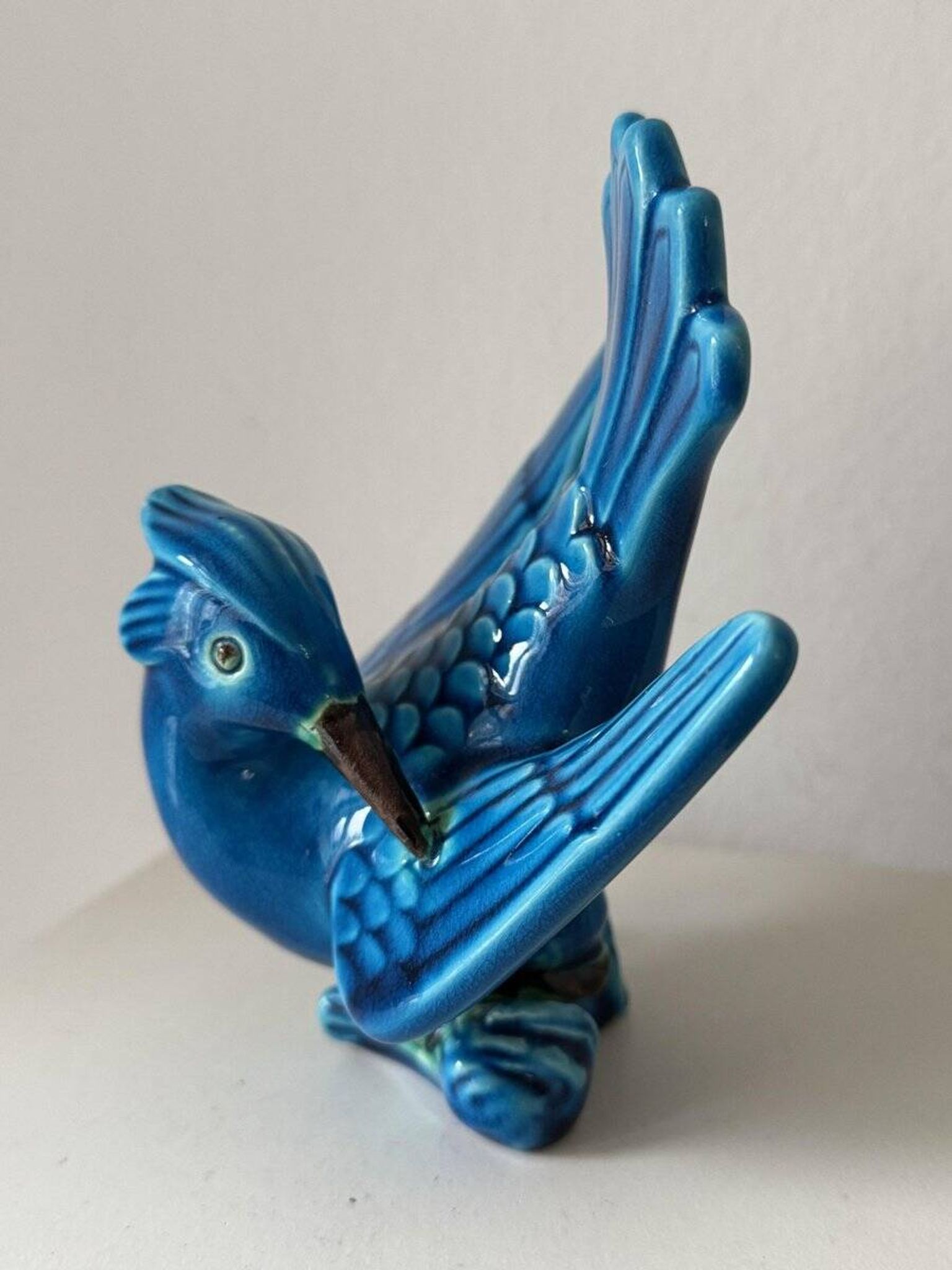 Bird ceramic figure by Gunnar Nylund for Rörstrand, 1960s