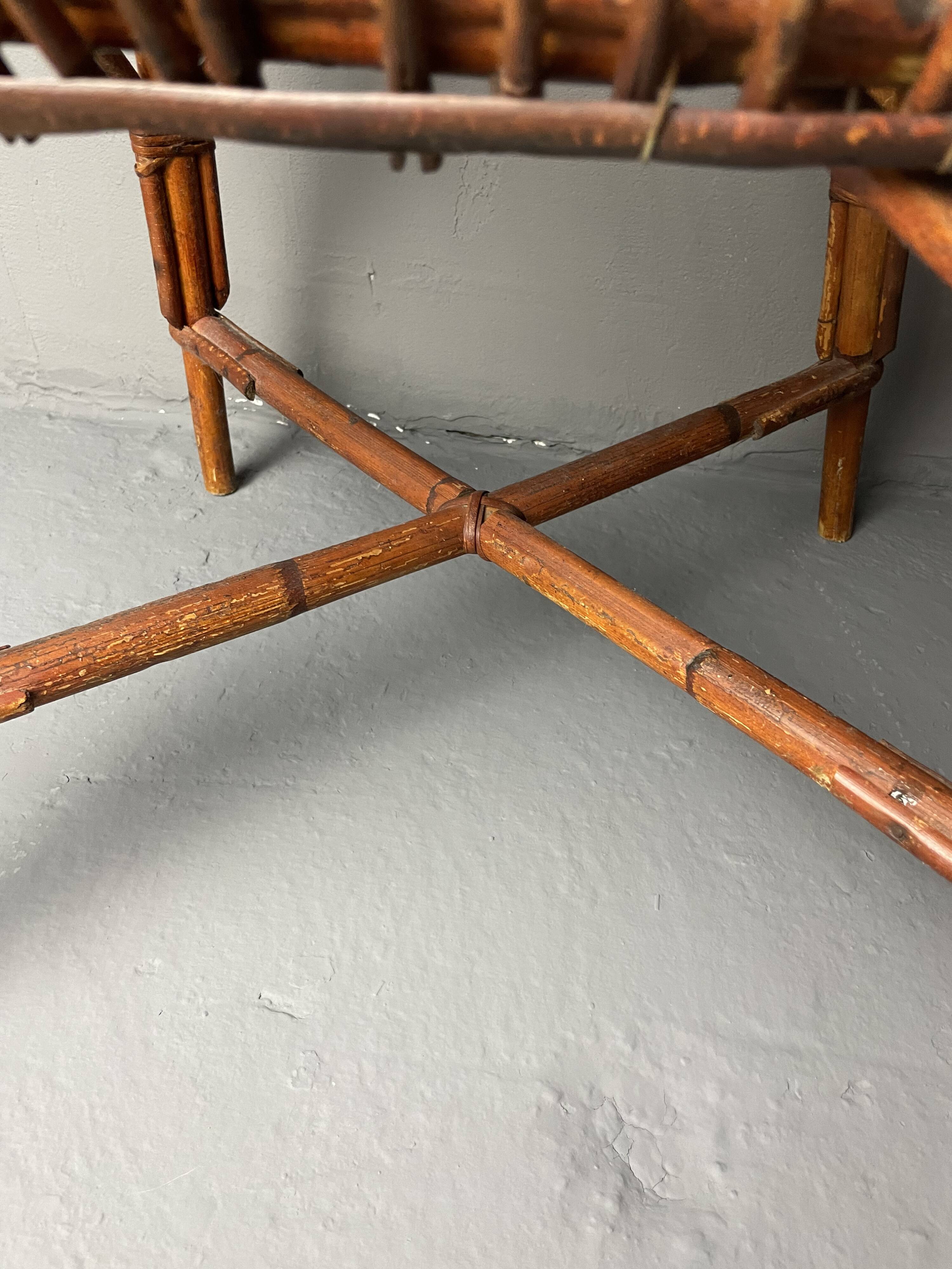 Paire de fauteuils en rotin 1930