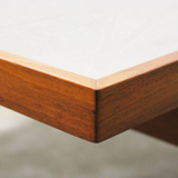 Table Basse Sculptée Mid-Century en Métal par Heinz Lilienthal