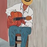 Canvas "Paseo Cubano Cuban Guitarist"