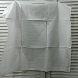 Set of 6 large damask napkins with monogram