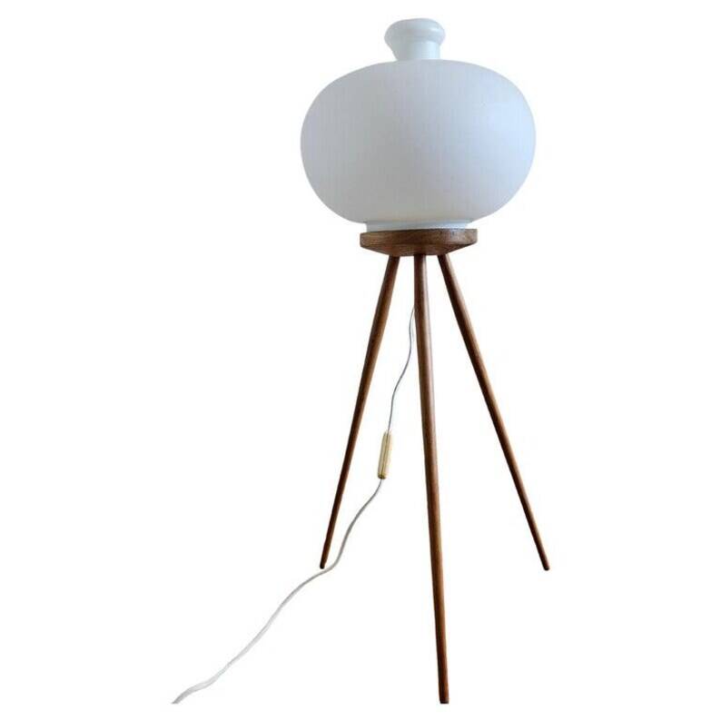 Lampe trépied de sol très rare ULUV des années 1960
