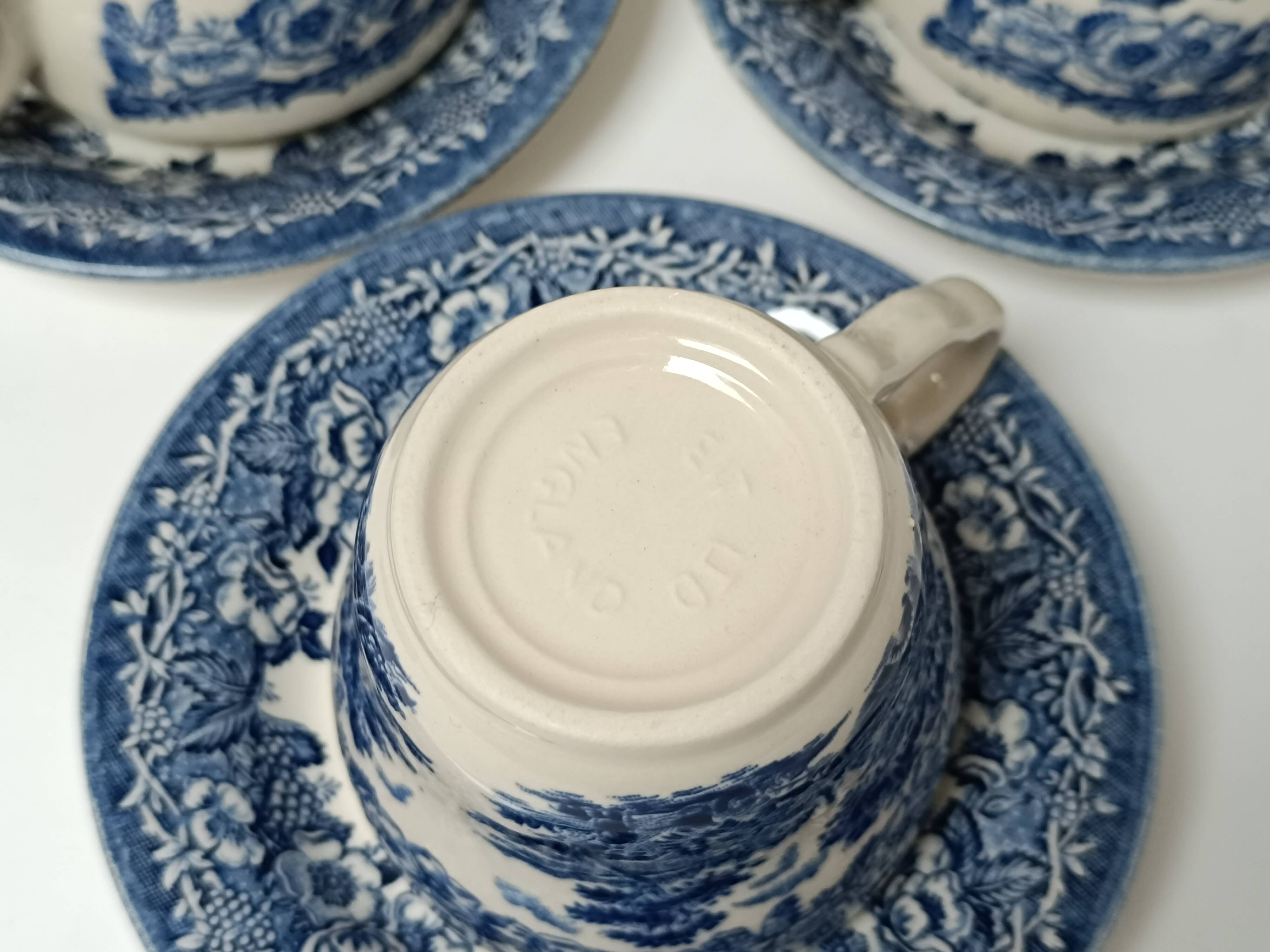 English coffee cups