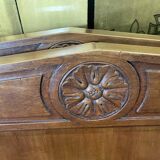 Walnut bed 120x190 cm