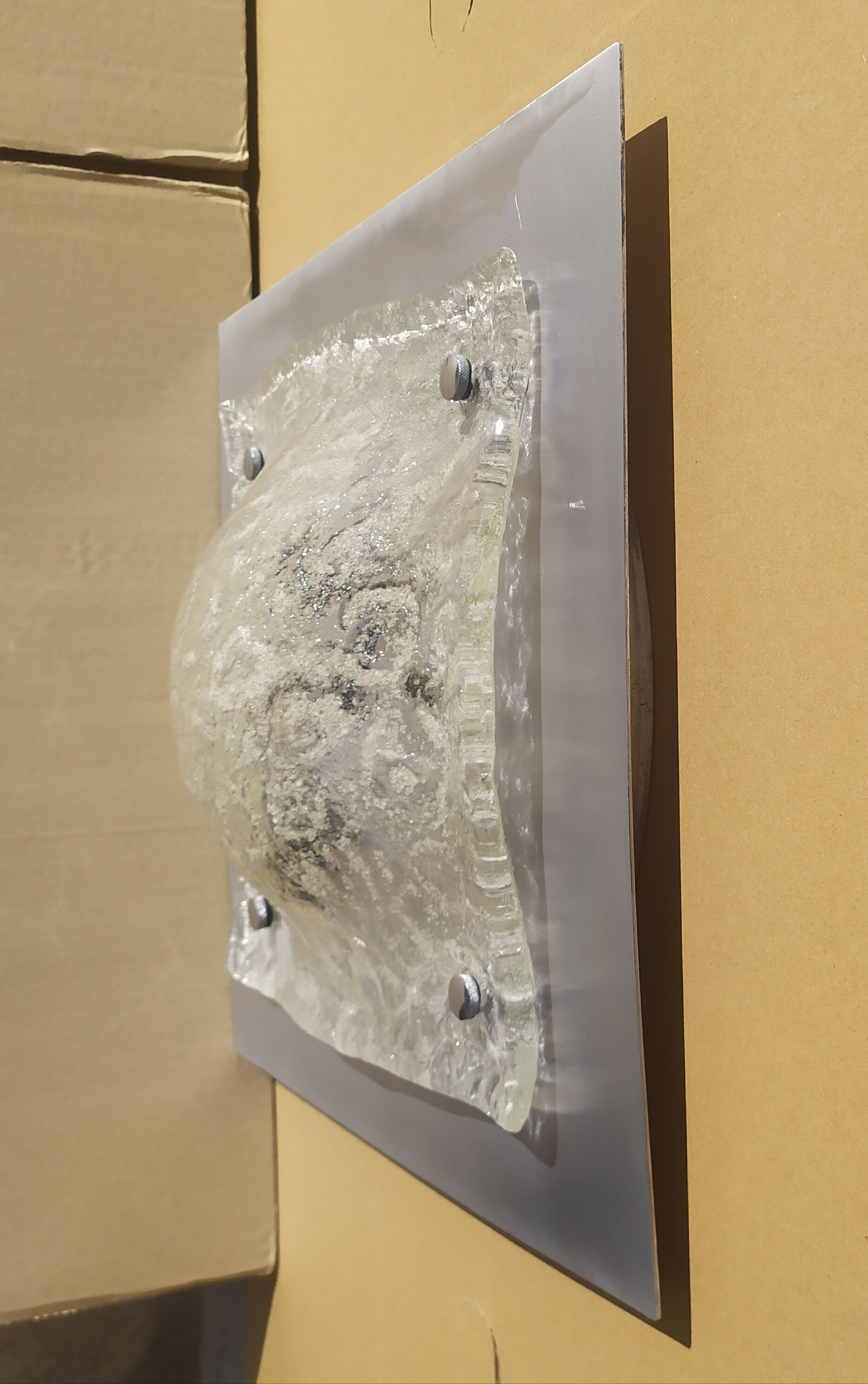 Wall sconces attributed to Carlo Nason for Mazzega, 1970s, Set of 2