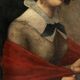 Portrait d'une jeune femme école italienne