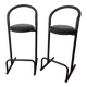 Pair of post-modern bar stools, Amisco, 1980s