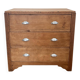 Art Deco chest of drawers in solid oak