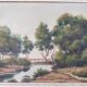 Gaston Aubert Oil on canvas XXth landscape