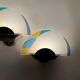 Murano glass wall lights from the 80s