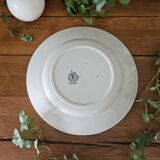 Antique serving dish in Saint-Amand earthenware (Nord)