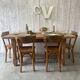 Oak farmhouse table 160x90CM