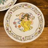 6 Limoges plates