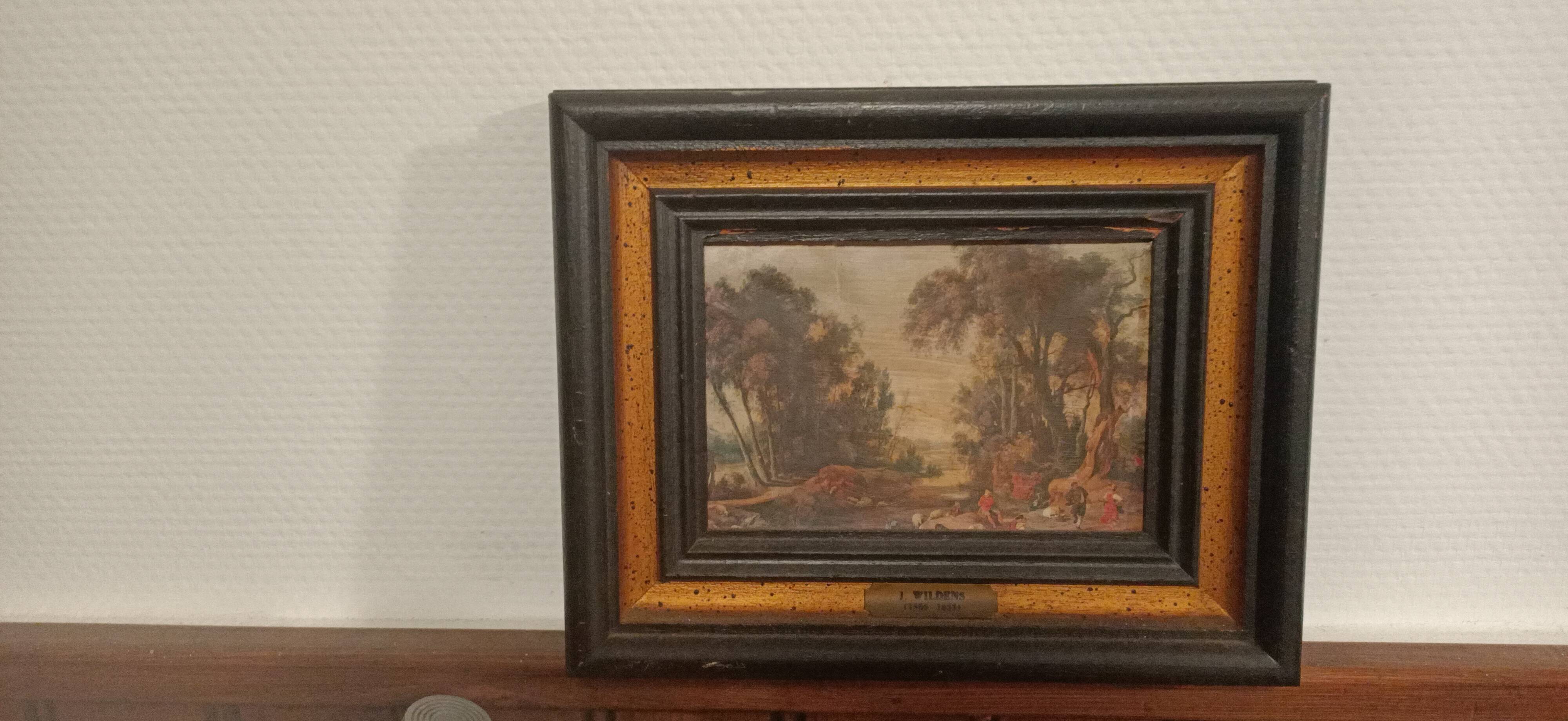 Set of 6 framed reproductions, late 19th - early 20th century.