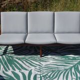 Modular 3-seater sofa + a teak coffee table by Karl SØrlie & SØnner