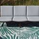 Modular 3-seater sofa + a teak coffee table by Karl SØrlie & SØnner
