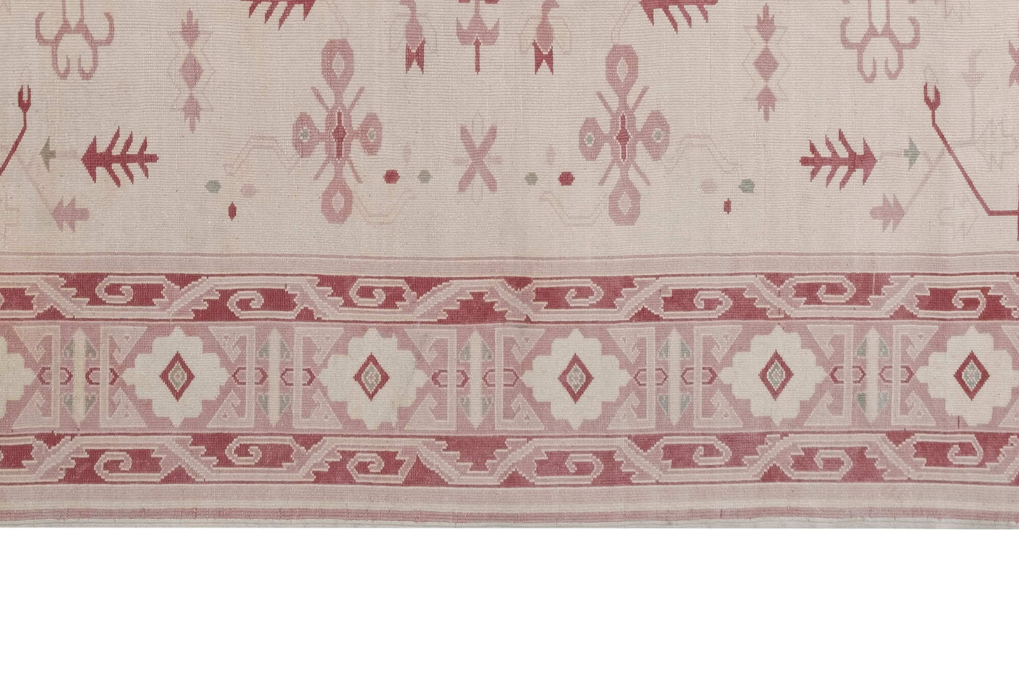 Vintage Oversize Turkish Oushak Rug 196 x 240 cm