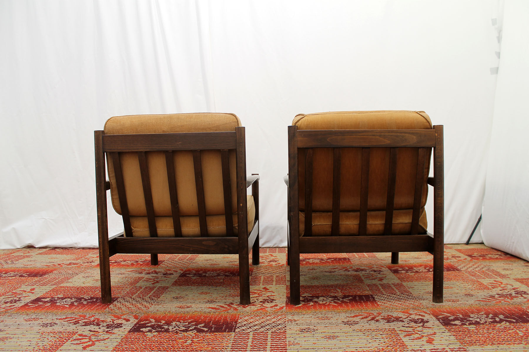 Pair of scandinavian style armchairs, 1980´s