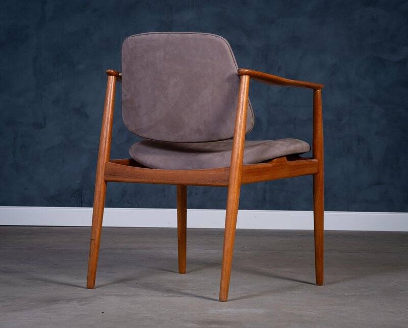 Fauteuil en Teck, 1950s