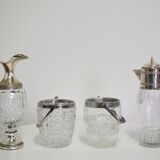 Glass pitchers, 1960s, set of 4