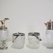Glass pitchers, 1960s, set of 4