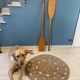 Paddle or vintage oars 1970