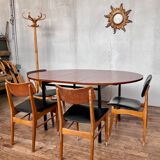 Round table by Marcel Gascoin for Alvéole, 1950