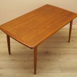 Teak table, Danish design, 1970s, made in Denmark