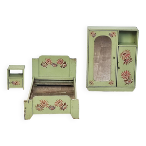 Chambre poupée années 50