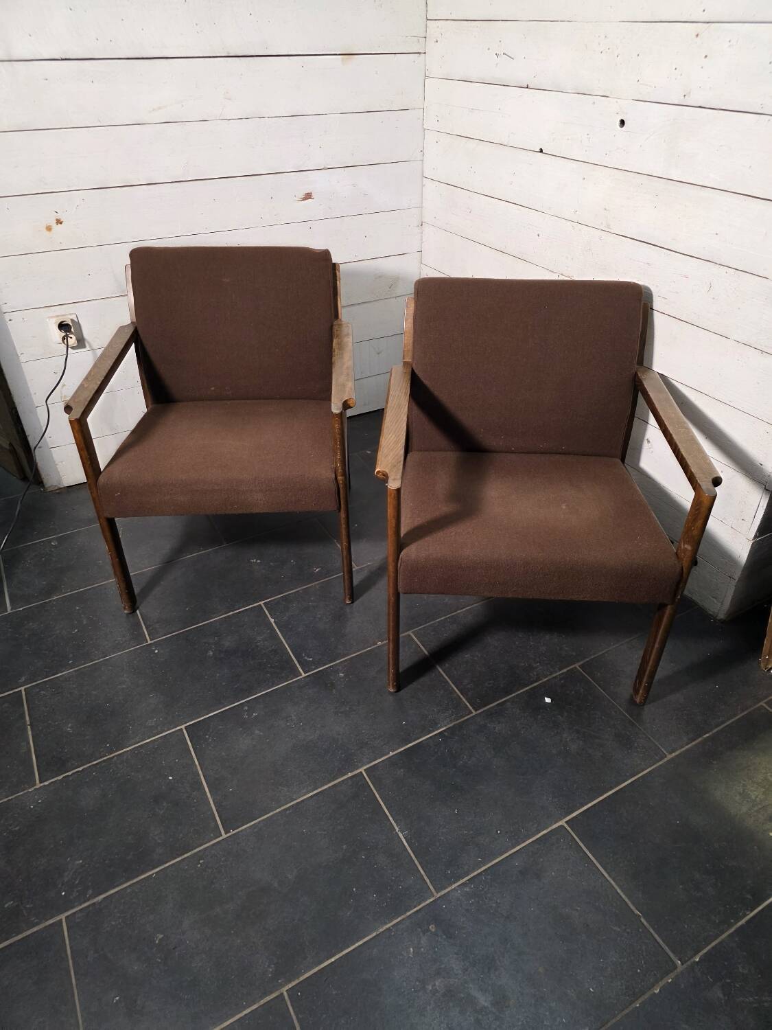 Pair of Scandinavian armchairs from the 1960s.