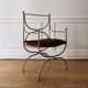 Fauteuil Curule, Maison Jansen, 1970