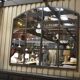 Metal factory window mirror 1930 195x170cm