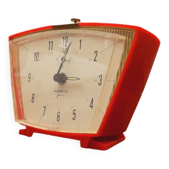 Vintage alarm clock year 60 Japy Alouette