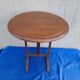 Table d'appoint ronde bout de canapé rabattable diam 41 cm