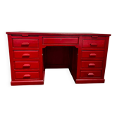 Bureau 1950 bois peint