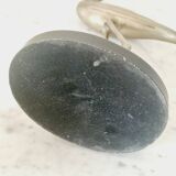 Vintage brass heron statue.